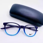 lunettes de vue garçon ado bleu plastique Nike