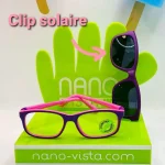 monture jeune fille ado souple avec clip solaire aimanté nano vista
