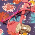 lunettes de vue fille lookkino rose metal