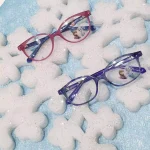 lunettes de vue posée sur flocon la reine des neiges frozen filles 6 ans