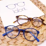 lunettes de vue chez Gaël & Sophie Opticiens bleue et écaille brune tendances ados