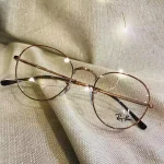 lunettes de vue femme ou homme ronde coloris cuivre ray ban