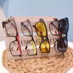 lunettes de vue modèles hommes collection osmose matière ultem avec clip solaire et clip jaune conduite de nuit