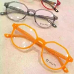 lunettes de vue homme acétate haute qualité couleur flash orange rouge