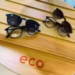 lunettes de vue avec clip solaire marque eco lunettes faites en matériaux recyclés et recyclables