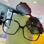 lunettes en matériaux recyclés marque eco femme avec clip solaire