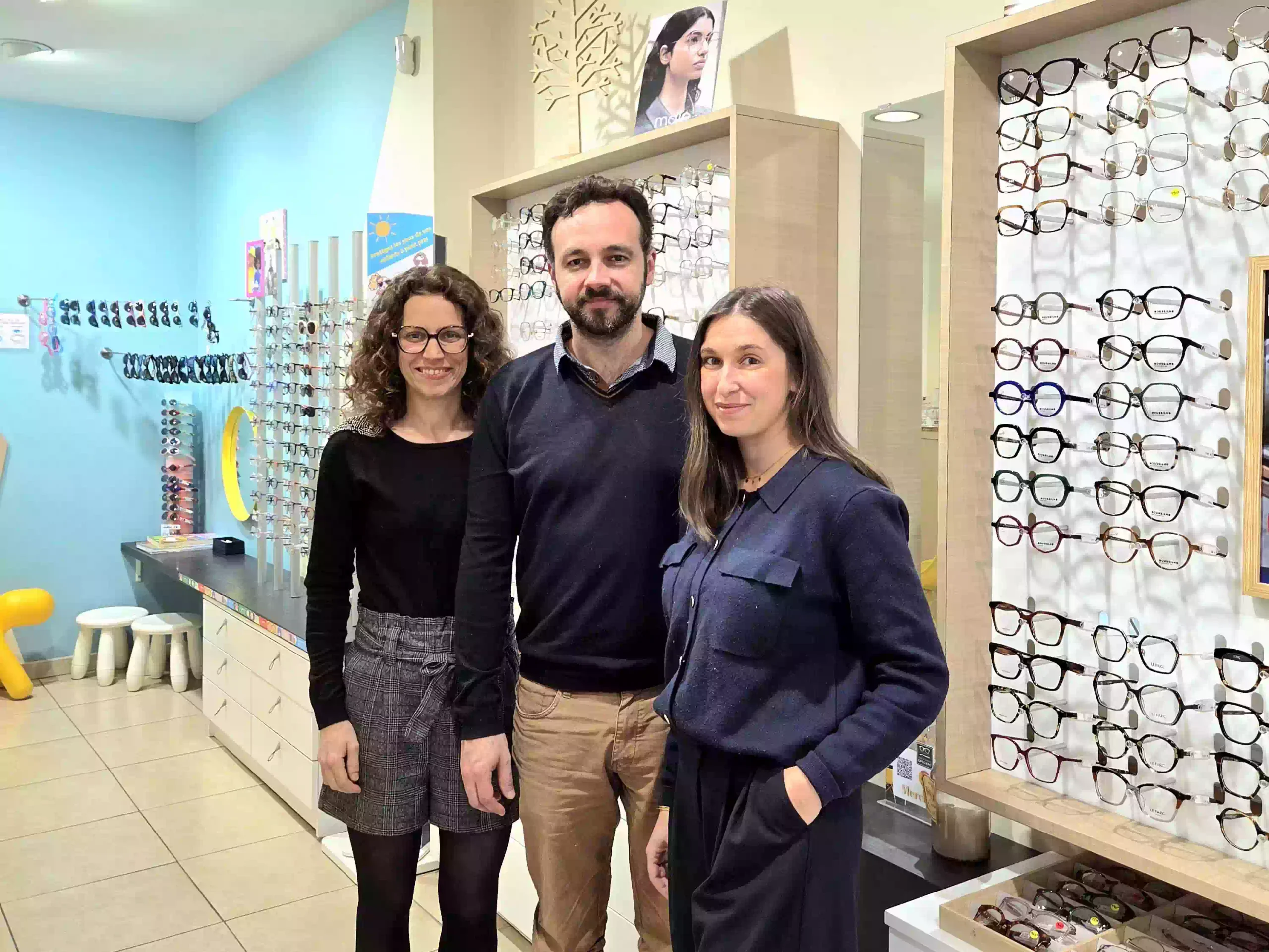 équipe Gaël & Sophie Opticiens Saint-Gilles