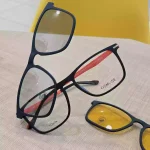 Lunettes de vue avec clip solaire Osmose Polar Clip Gaël & Sophie Opticiens Saint-Gilles 30800
