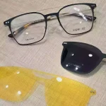 Lunettes de vue avec clip solaire Osmose Polar Clip Gaël & Sophie Opticiens Saint-Gilles 30800